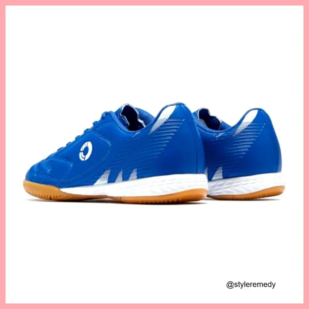 Men's Indoor Soccer Cleats Rubber Futsal Shoes Athletic Training Sneaker
